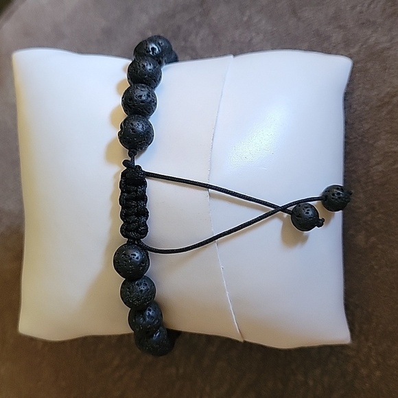 3/$30 Diffuser Chakra Beaded Macrame Adjustable Slide Unisex Bracelet - Picture 4 of 6